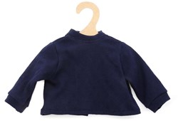 Asi vêtements de poupée t-shirt coton manches longues navy blue tenue poupée