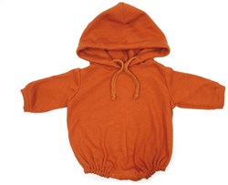 Asi vêtements de poupée - body à manches longues avec capuche, multicolore