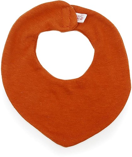 Bavoir poupée Asi - accessoire pour poupée bébé couleur rouille