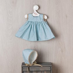 Asi vêtement de poupée robe Estrella bleu ancien - tenue de poupée