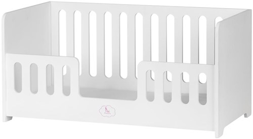 Asi lit de poupée en bois blanc - meuble pour poupée Little Así