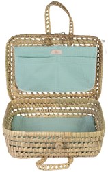Asi valise panier pour poupée - accessoire poupée Little Así vert doux