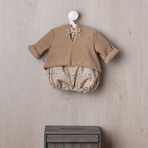 Asi vêtements de poupée - Body imprimé cerises et veste - tenue poupée