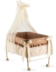 Asi lit à baldaquin meuble de poupée avec couette et oreiller - Collection Teresa
