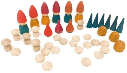 Grapat Jeu en bois Nins Tomten (42 pièces)-2