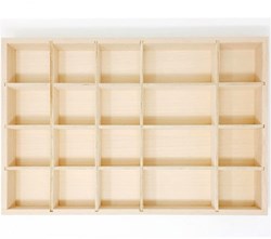Grapat boîte de tri en bois Tinker Tray - organiseur de jouets