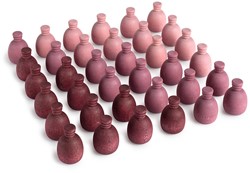 Grapat Mandala en bois ananas vieux rose (36 pcs.)
