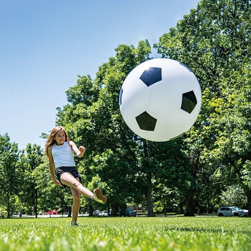 DoUPlay Ballon de Football Géant 76cm - Jouet d'extérieur amusant