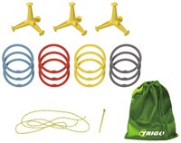 DoUPlay jeu de lancer d'anneaux Trigo pour enfants et famille - jouet d'extérieur-2
