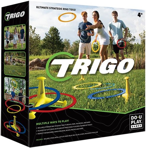 DoUPlay jeu de lancer d'anneaux Trigo pour enfants et famille - jouet d'extérieur-3
