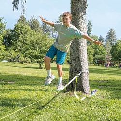 Trelines slackline jouet d'extérieur Classic Slackline 15m multicolore