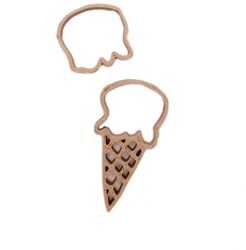 Grennn emporte-pièce glace - jouet éducatif emporte-pièce plastique