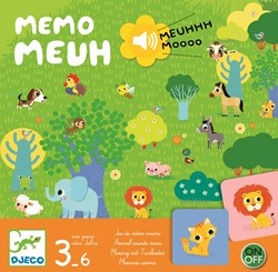 Djeco Game Memo Meuh (Mémoires avec son)