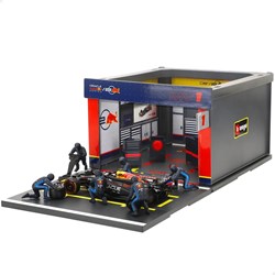 Bburago F1 Red Bull Racing RB20 2024 Verstappen Diorama Voiture 1:43