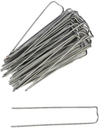 HBX natural living agrafes argentées hobby fer 35 pièces