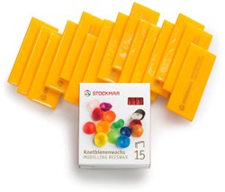 Stockmar pâte à modeler à la cire d’abeille jouet créatif 100x40 mm couleur cire d’abeille