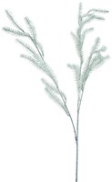 Branche artificielle sapin argenté décoration 105 cm argent pour fêtes