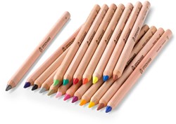 Stockmar crayons de couleur triangulaires FSC durables set 18+1 couleurs