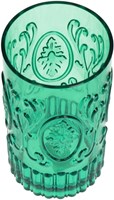 Gobelet tumbler vert acrylique 8.2x8.2x15.2cm long drink multicolore