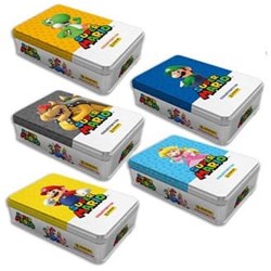 Asmodee Super Mario collection d'autocollants Slim Tin plaisir à collectionner