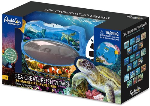 Ambo 3D Viewer jouet Animaux marins éducatif carton multicolore