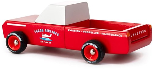 Candylab voiture jouet en bois Americana Longhorn Red multicolore-3