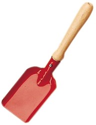 nic pelle jouet rouge 25cm - pelle à sable en acier pour enfants