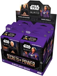 Fantasy Flight Games Star Wars Unlimited Secrets of Power Decks Display 6 pcs TCG