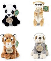 Rappa peluche animaux exotiques 15cm jouet doux en peluche