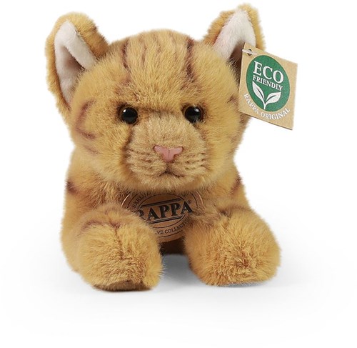 Rappa peluche chat marron 20 cm jouet écologique-2
