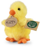 Rappa peluche poussin écologique jaune 10 cm jouet