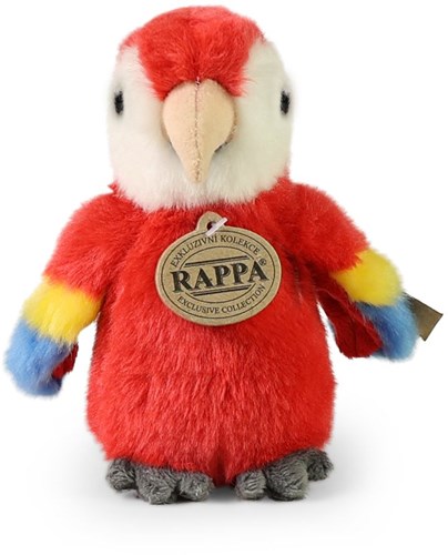 Rappa perroquet en peluche rouge 16 cm jouet écologique-2