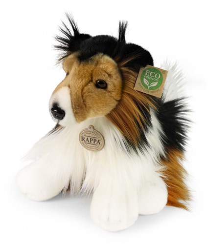 Rappa chien en peluche rough collie 28 cm jouet écologique