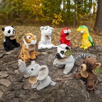 Rappa peluche animaux exotiques 8 modèles 15 cm jouet-2