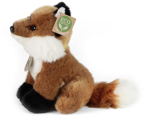 Rappa peluche renard ECO assis 20 cm jouet durable-2