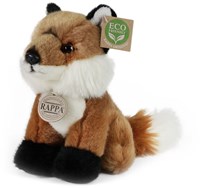 Rappa peluche renard ECO assis 20 cm jouet durable