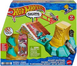 Fisher-Price Hot Wheels Skate set skatepark avec fingerboard