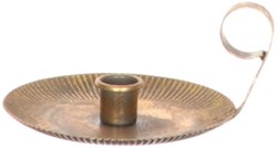 HBX natural living bougeoir métal or moderne Ø19,5xh9cm décoration