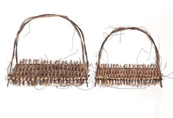 Decoratieschaal Natural 2-delig