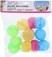 KiddyGo balles d'eau jouet 6 cm 12 pièces réutilisables pour l'extérieur