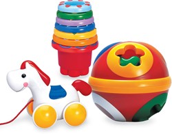 Tolo Classic coffret cadeau jouet - cadeau bébé coloré - 3 pièces