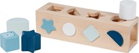 Goki Boîte de tri - Boîte à formes géométriques azure jouet-2
