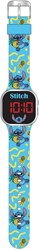 Accutime montre enfant Stitch LED digitale bleue - montre Disney