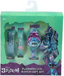 Accutime montre enfant Stitch coffret cadeau avec accessoires - montre digitale