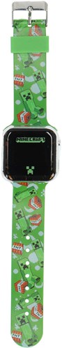 Accutime montre enfant Minecraft LED écran tactile numérique vert-3
