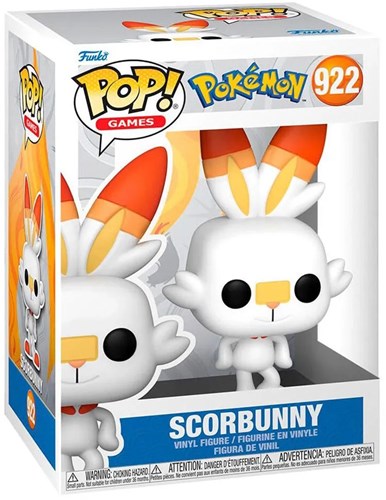 OttoSimon Pokémon Scorbunny Funko Pop figurine de collection vinyle 9,5 cm
