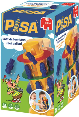 Jumbo jeu d'équilibre Pisa - jeu familial passionnant avec tour