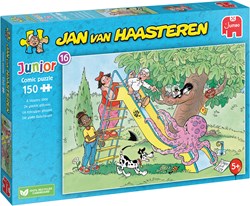 Jumbo puzzle Jan van Haasteren Junior toboggan 150 pièces enfants