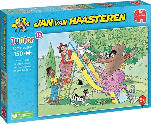 Jumbo puzzle Jan van Haasteren Junior toboggan 150 pièces enfants