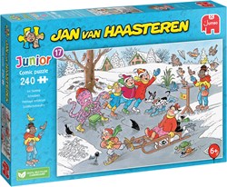 Jumbo puzzle Jan van Haasteren Junior patinage 240 pièces enfants